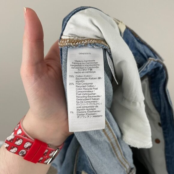 Madewell The Perfect Vintage Jeans in Denman Wash Size 31 Petite - Picture 5 of 7